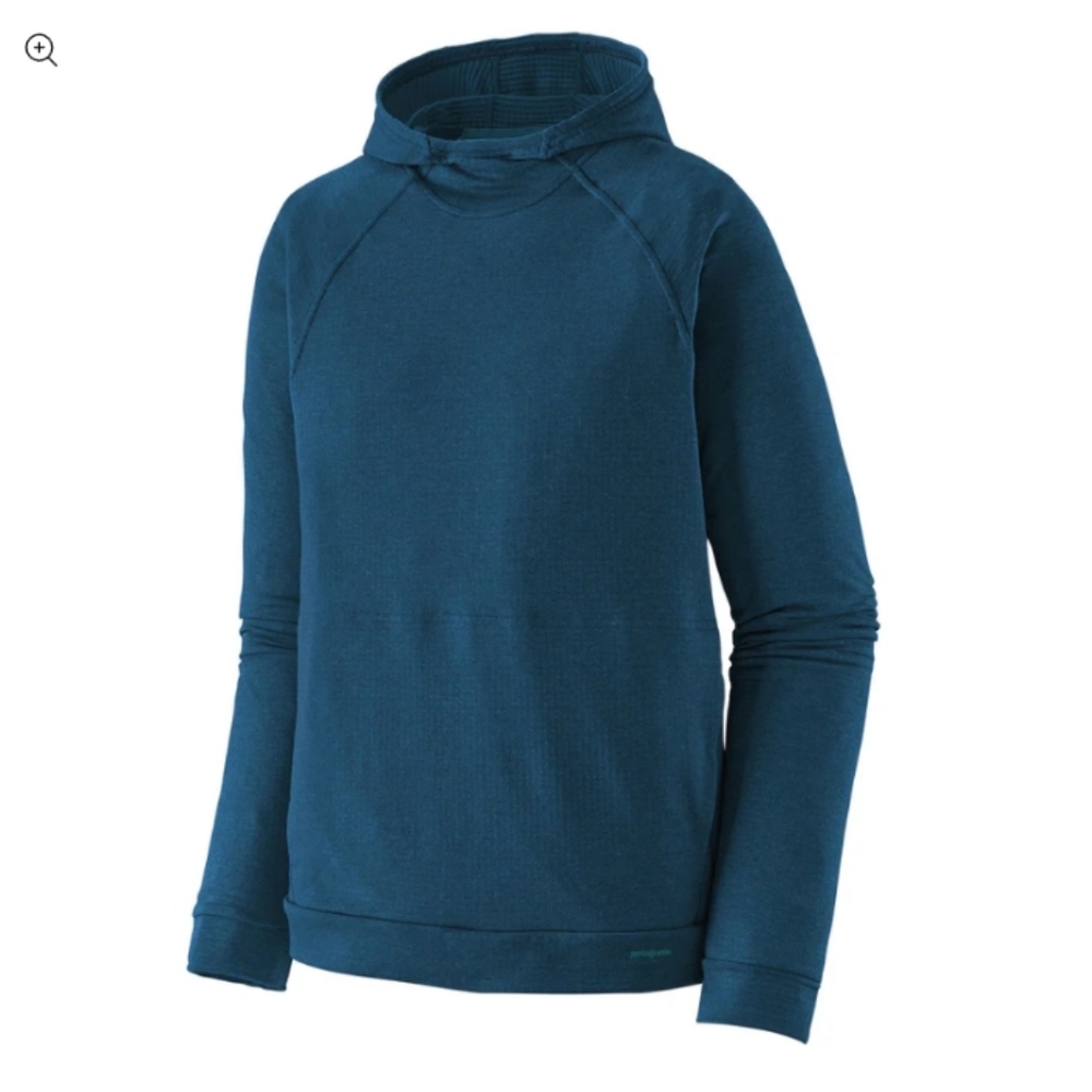 Patagonia Capilene Thermal Weight Vibrant Blue Hoodie Size XXL EUC